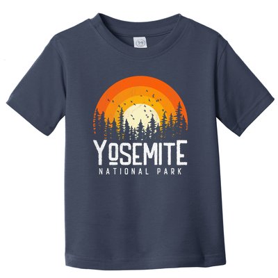 Vintage 70s 80s Yosemite US National Park Retro Style Toddler T-Shirt