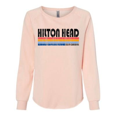 Vintage 70s 80s Style Hilton Head South Carolina Womens California Wash Sweatshirt