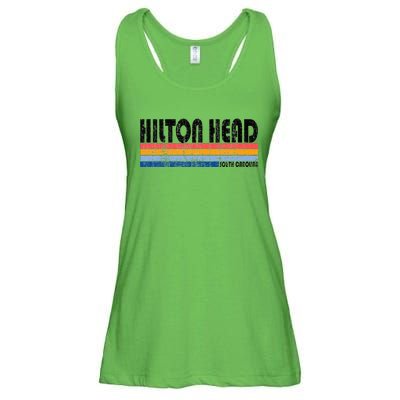 Vintage 70s 80s Style Hilton Head South Carolina Ladies Essential Flowy Tank