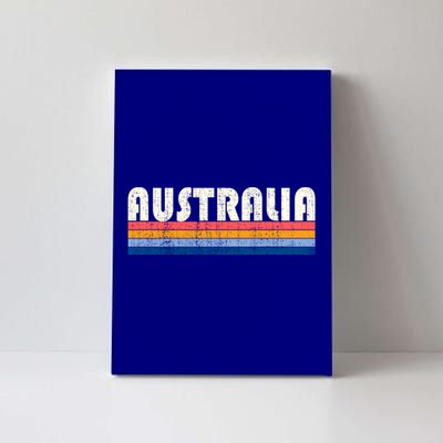 Vintage 70s 80s Style Australia Cute Gift Canvas