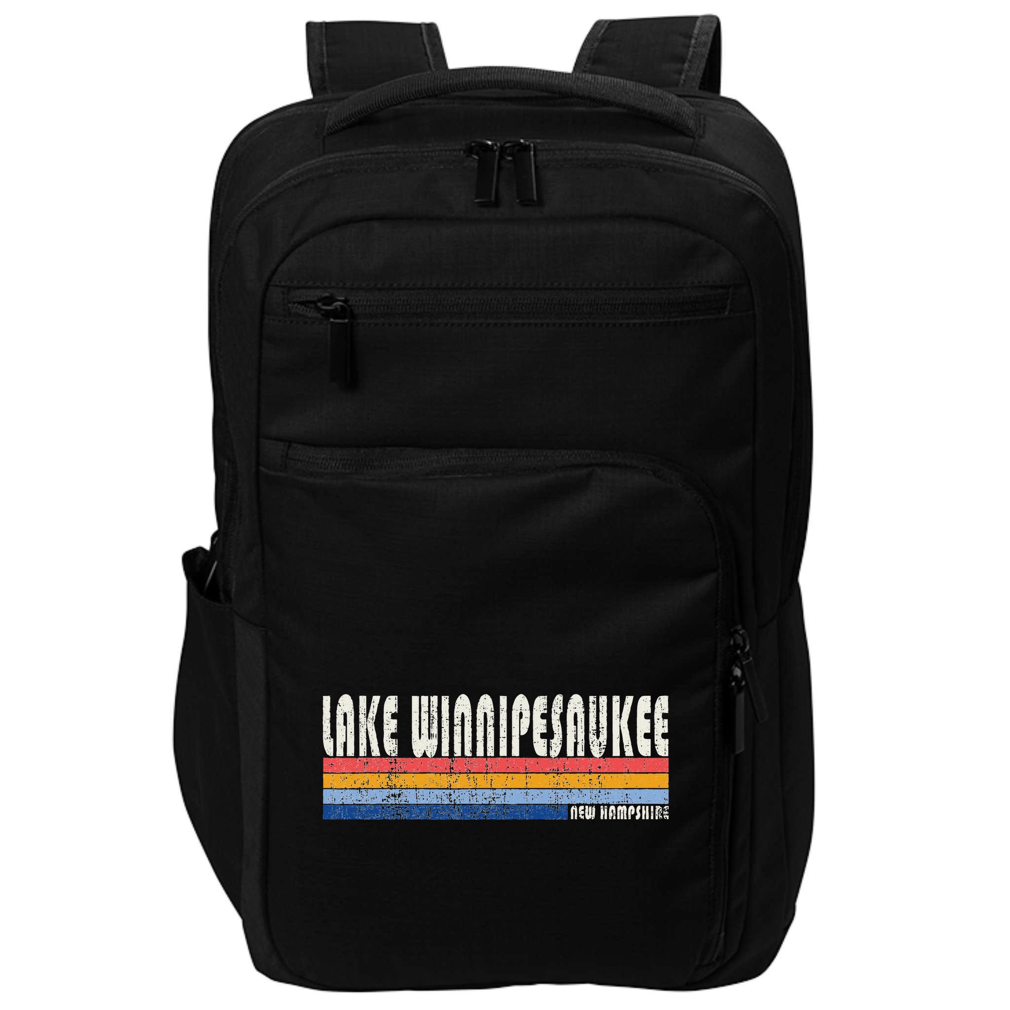 Vintage 70s 80s Style Lake Winnipesaukee Nh Impact Tech Backpack