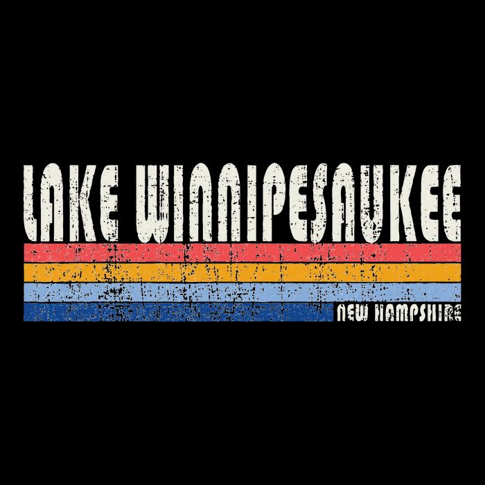 Vintage 70s 80s Style Lake Winnipesaukee Nh Baby Bodysuit