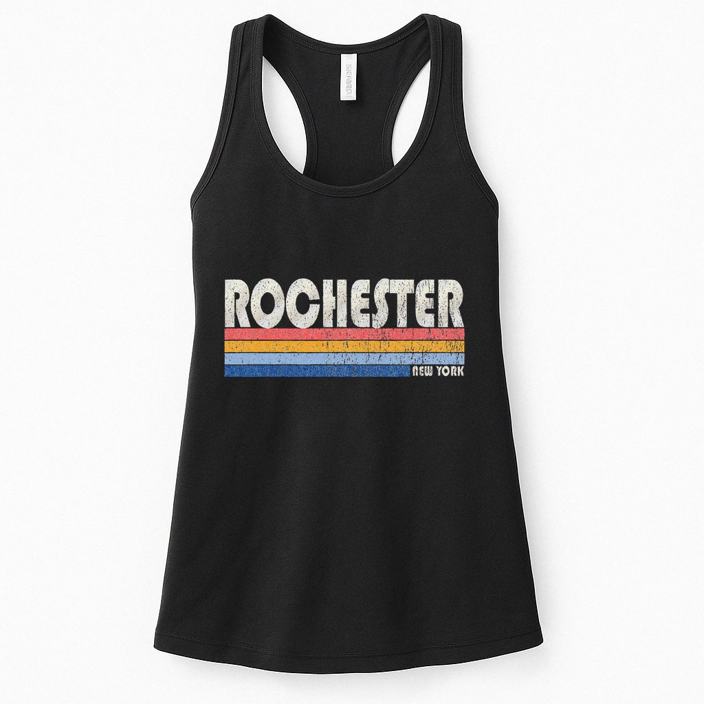 Vintage 70s 80s Style Rochester Ny Womens Tank Top