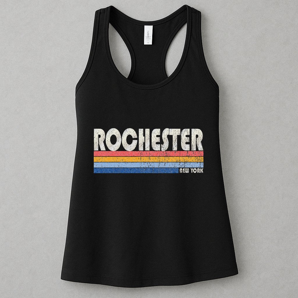 Vintage 70s 80s Style Rochester Ny Womens Tank Top