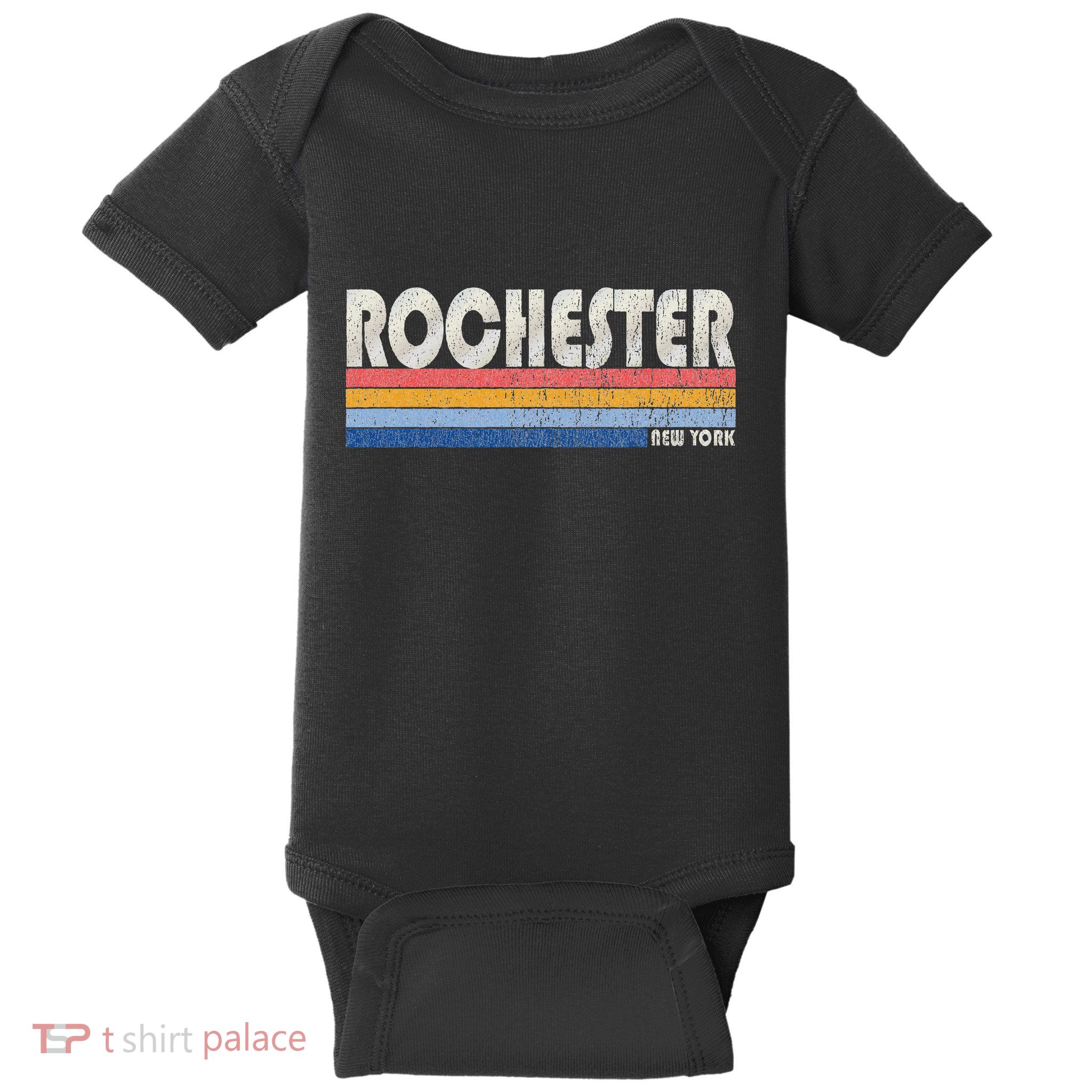 Vintage 70s 80s Style Rochester Ny Baby Bodysuit