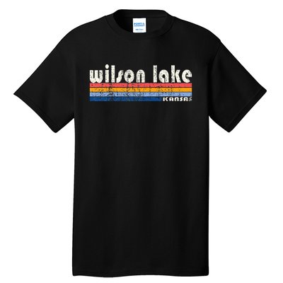 Vintage 70s 80s Style Wilson Lake Ks Tall T-Shirt