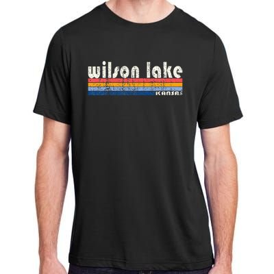 Vintage 70s 80s Style Wilson Lake Ks Adult ChromaSoft Performance T-Shirt