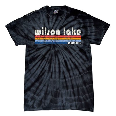 Vintage 70s 80s Style Wilson Lake Ks Tie-Dye T-Shirt