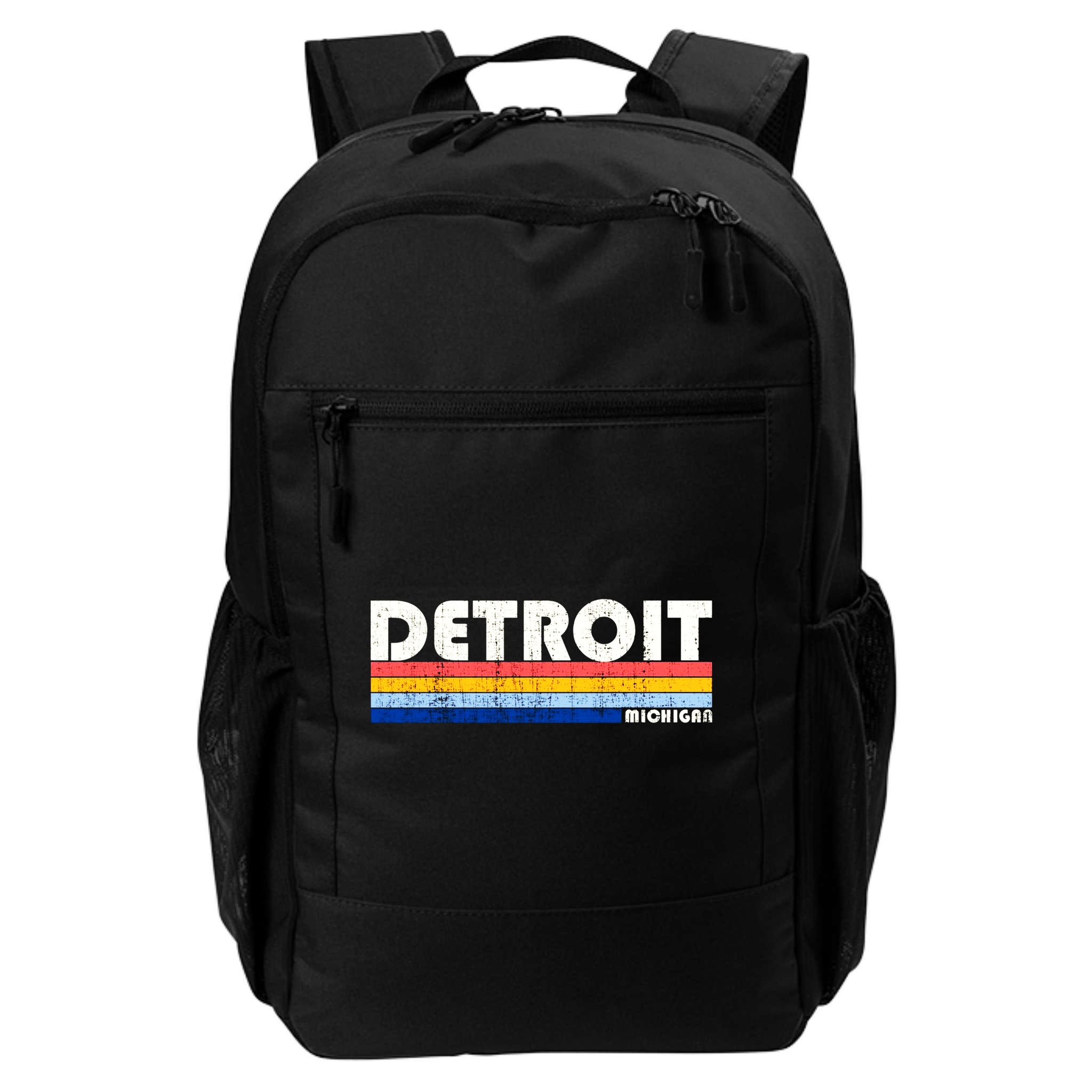 Vintage 70s 80s Style Detroit Mi Great Backpack