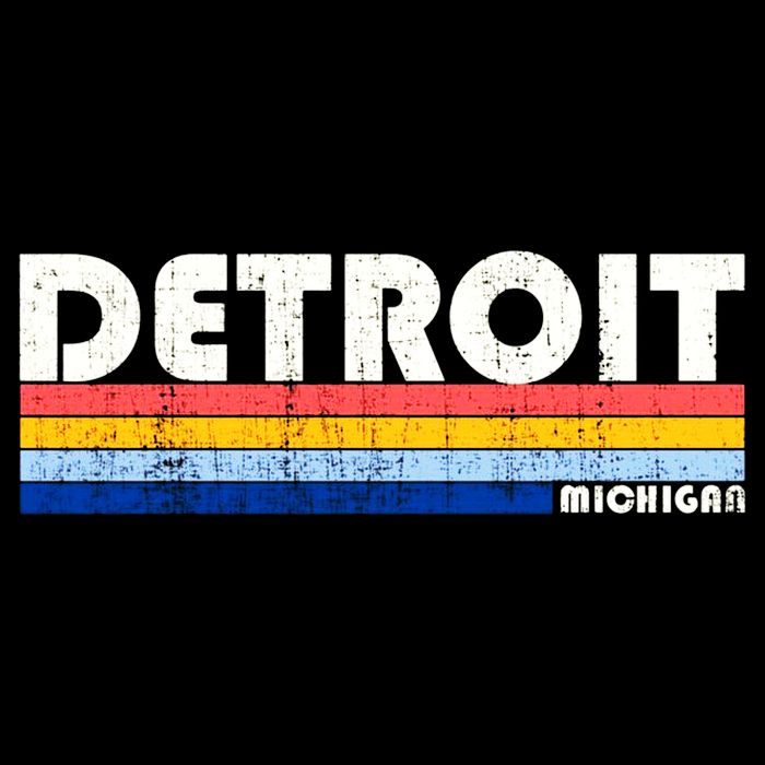 Vintage 70s 80s Style Detroit Mi Great Bag