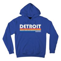 Vintage 70s 80s Style Detroit Mi Great Gift Hoodie