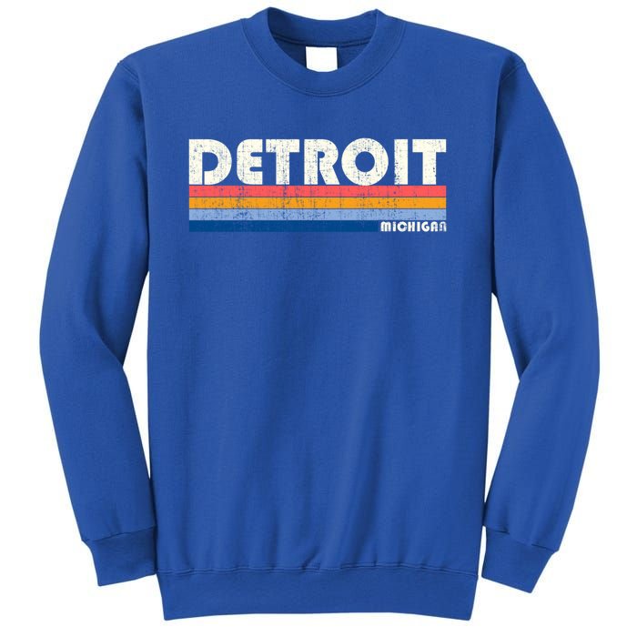 Vintage 70s 80s Style Detroit Mi Great Gift Sweatshirt