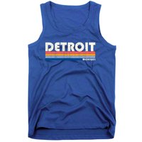 Vintage 70s 80s Style Detroit Mi Great Gift Tank Top