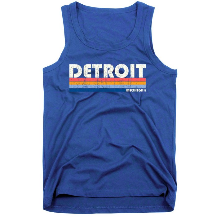 Vintage 70s 80s Style Detroit Mi Great Gift Tank Top