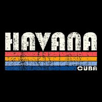 Vintage 70s 80s Style Havana Cuba Flat Bill Trucker Hat