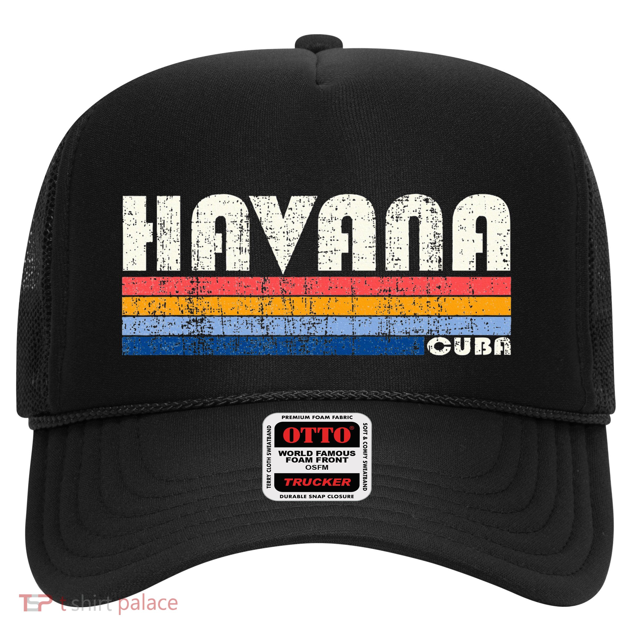 Vintage 70s 80s Style Havana Cuba Trucker Hat