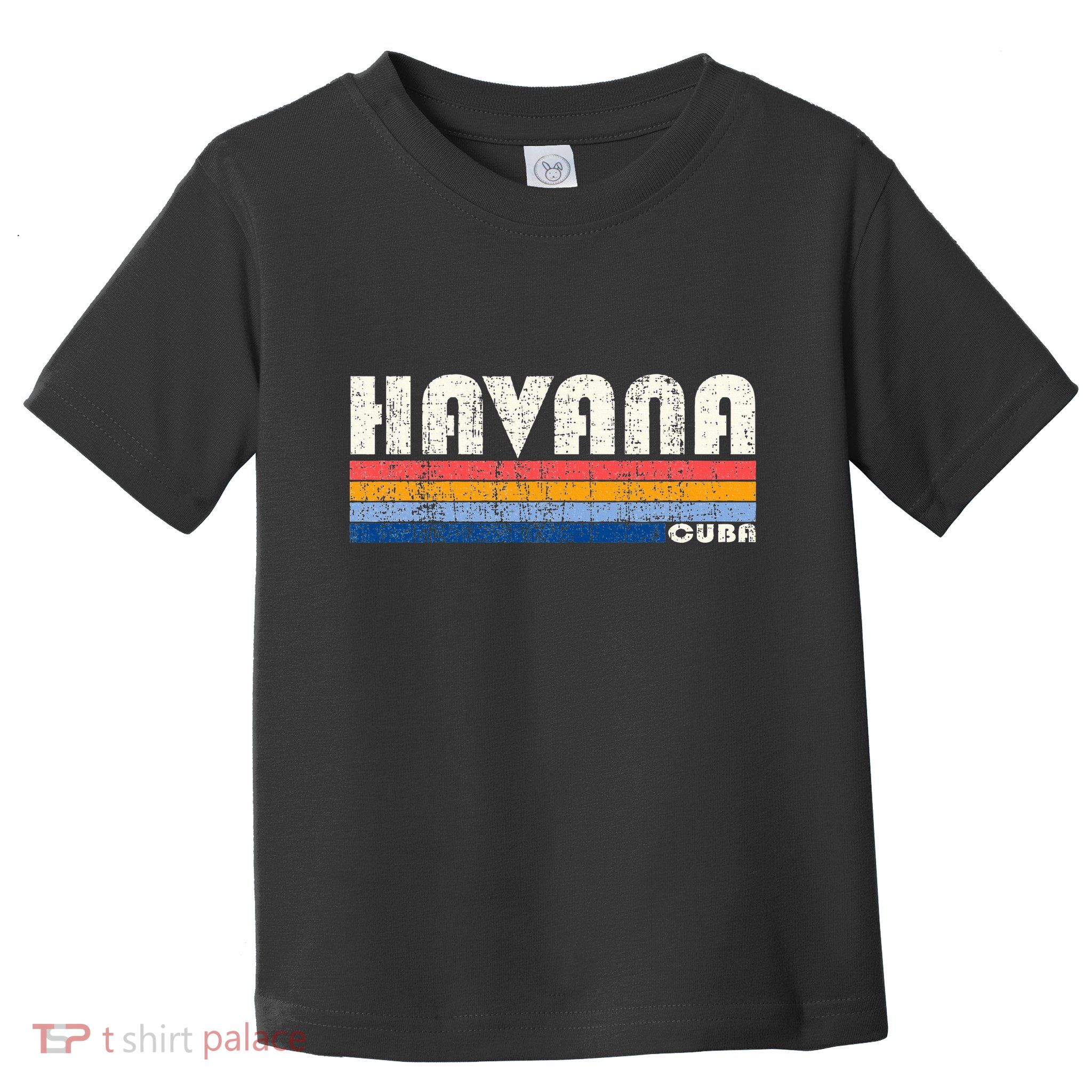Vintage 70s 80s Style Havana Cuba Toddler T-Shirt