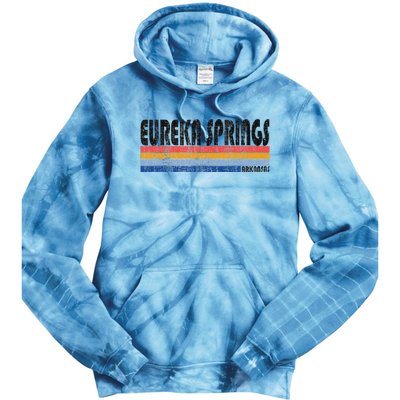 Vintage 70s 80s Style Eureka Springs Arkansas Tie Dye Hoodie