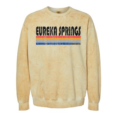 Vintage 70s 80s Style Eureka Springs Arkansas Colorblast Crewneck Sweatshirt