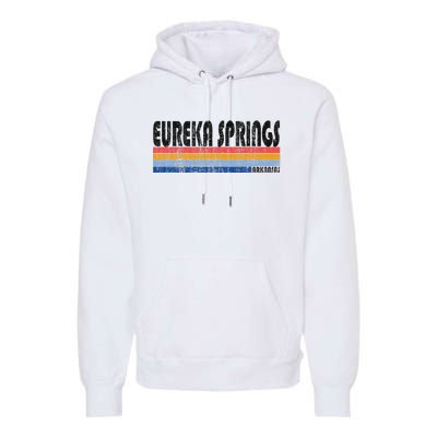 Vintage 70s 80s Style Eureka Springs Arkansas Premium Hoodie