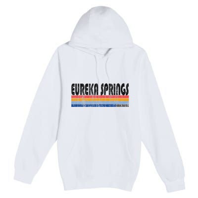 Vintage 70s 80s Style Eureka Springs Arkansas Premium Pullover Hoodie