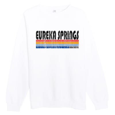 Vintage 70s 80s Style Eureka Springs Arkansas Premium Crewneck Sweatshirt