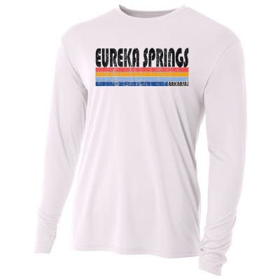 Vintage 70s 80s Style Eureka Springs Arkansas Cooling Performance Long Sleeve Crew