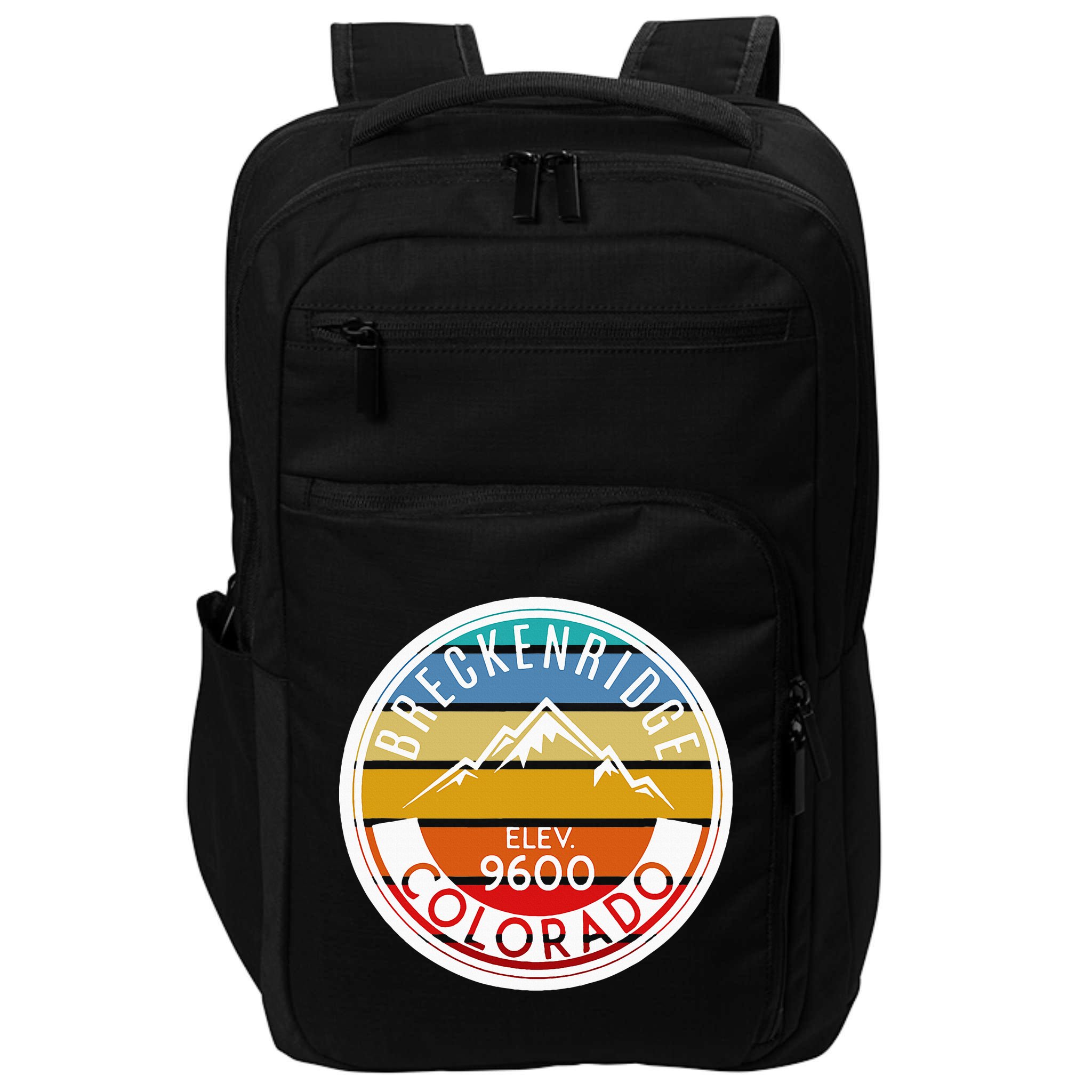 Vintage 70s 80s Breckenridge Colorado Rocky Mountain Skiing Impact Tech Backpack