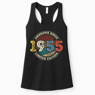 Vintage 70 Birthday Decorations 70yr 1955 70th Birthday Womens Tank Top