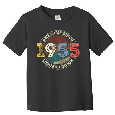 Vintage 70 Birthday Decorations 70yr 1955 70th Birthday Toddler T-Shirt
