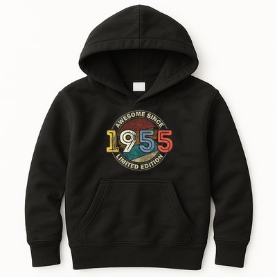 Vintage 70 Birthday Decorations 70yr 1955 70th Birthday Kids Hoodie