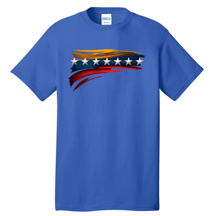 Venezuela 7 Big Stars Flag Minimalist Tall T-Shirt