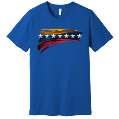 Venezuela 7 Big Stars Flag Minimalist Premium T-Shirt