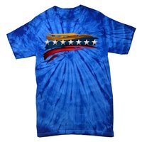 Venezuela 7 Big Stars Flag Minimalist Tie-Dye T-Shirt