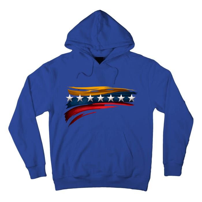 Venezuela 7 Big Stars Flag Minimalist Tall Hoodie