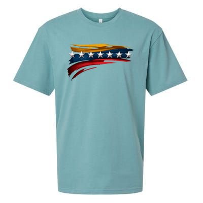 Venezuela 7 Big Stars Flag Minimalist Sueded Cloud Jersey T-Shirt