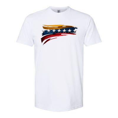 Venezuela 7 Big Stars Flag Minimalist Softstyle CVC T-Shirt