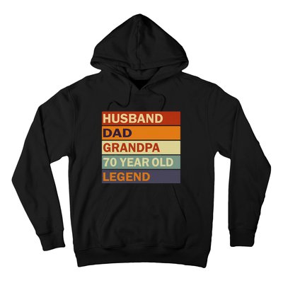 Vintage 70th Birthday Saying For 70 Year Old Dad And Grandpa Hoodie