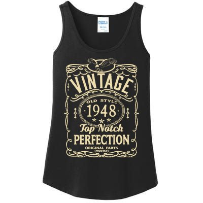 Vintage 75th Birthday top notch 1948 Ladies Essential Tank