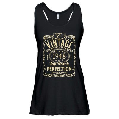 Vintage 75th Birthday top notch 1948 Ladies Essential Flowy Tank