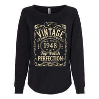 Vintage 75th Birthday top notch 1948 Womens California Wash Sweatshirt