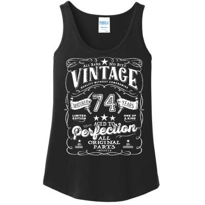 Vintage 74th Birthday Perfection Original Part 1949 Ladies Essential Tank