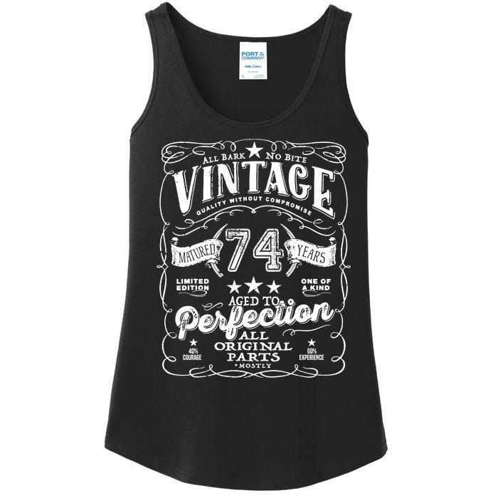 Vintage 74th Birthday Perfection Original Part 1949 Ladies Essential Tank