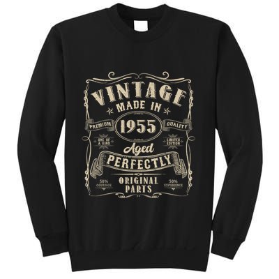 Vintage 70th Birthday Decorations Funny 1955 70 Birthday Sweatshirt