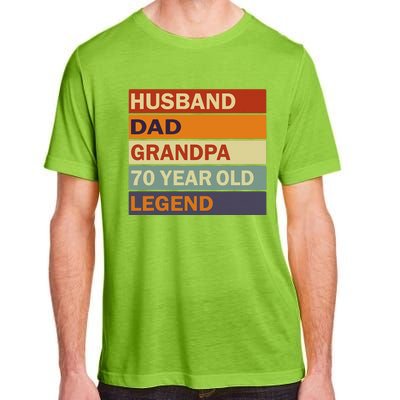 Vintage 70th Birthday Saying For 70 Year Old Dad And Grandpa Adult ChromaSoft Performance T-Shirt