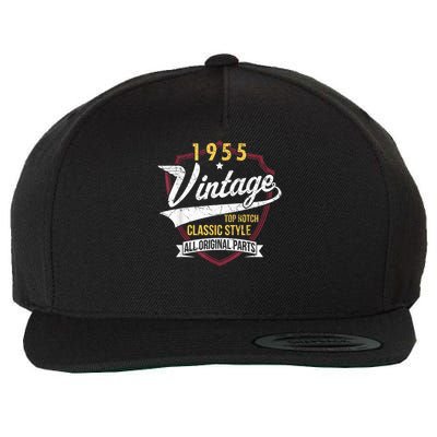 Vintage 70 Birthday Decorations 70yr 1955 70th Birthday Wool Snapback Cap