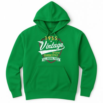 Vintage 70 Birthday Decorations 70yr 1955 70th Birthday Hoodie