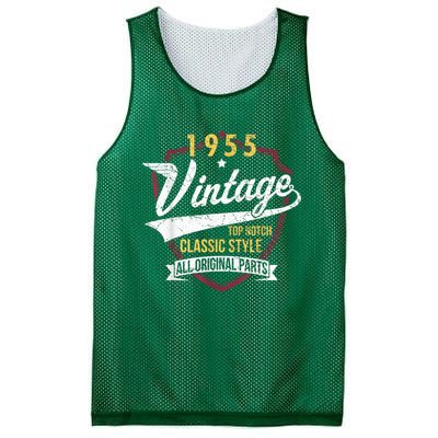 Vintage 70 Birthday Decorations 70yr 1955 70th Birthday Mesh Reversible Basketball Jersey Tank