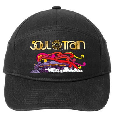 Vintage 70s Funk Afro Soul Boogie Dance Love Train 7-Panel Snapback Hat