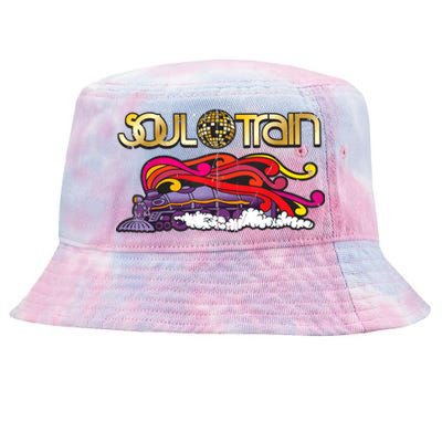 Vintage 70s Funk Afro Soul Boogie Dance Love Train Tie-Dyed Bucket Hat